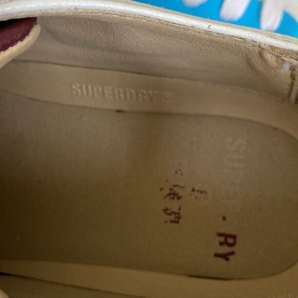 Superdry Vegan Basket Lux Low Trainer Aqua/Blue/White Unisex - Picture 15 of 16